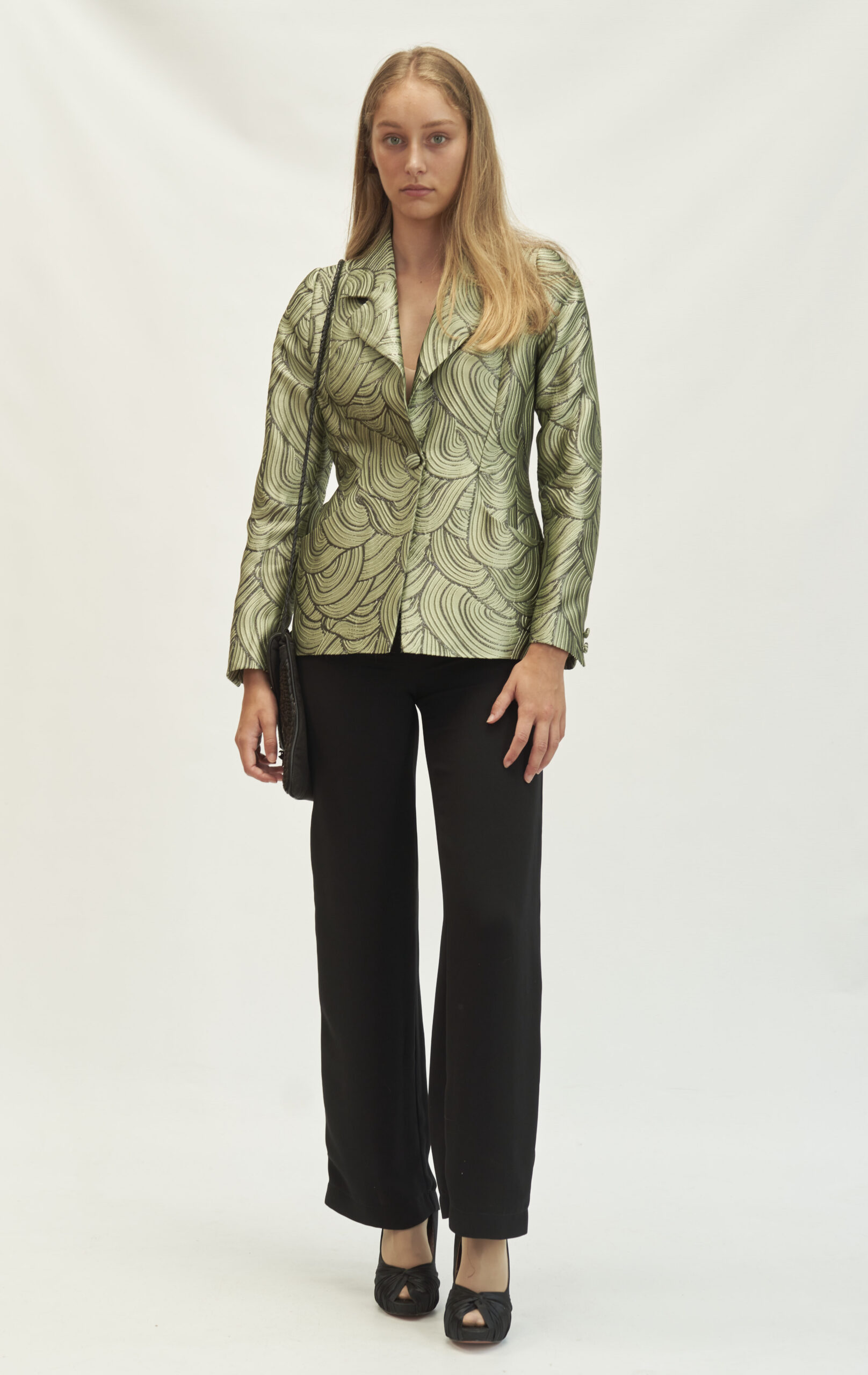 Handmade Art Deco suit by Ines Beels