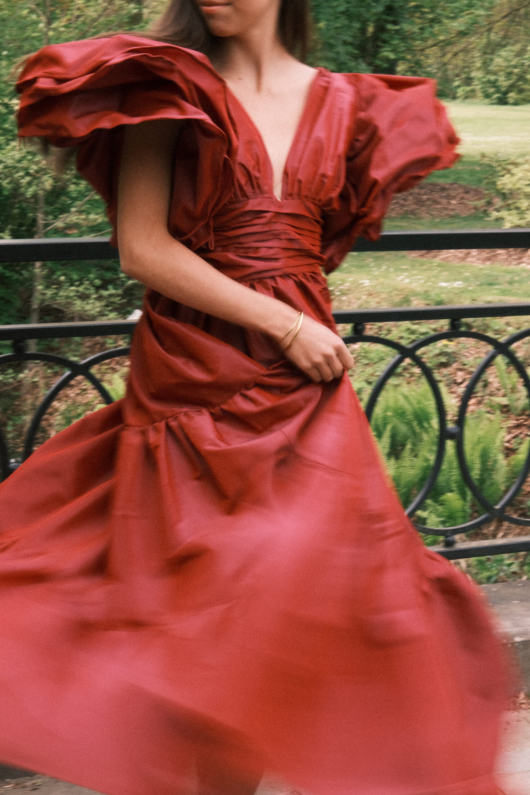Flower dress handmade by Ines Beels