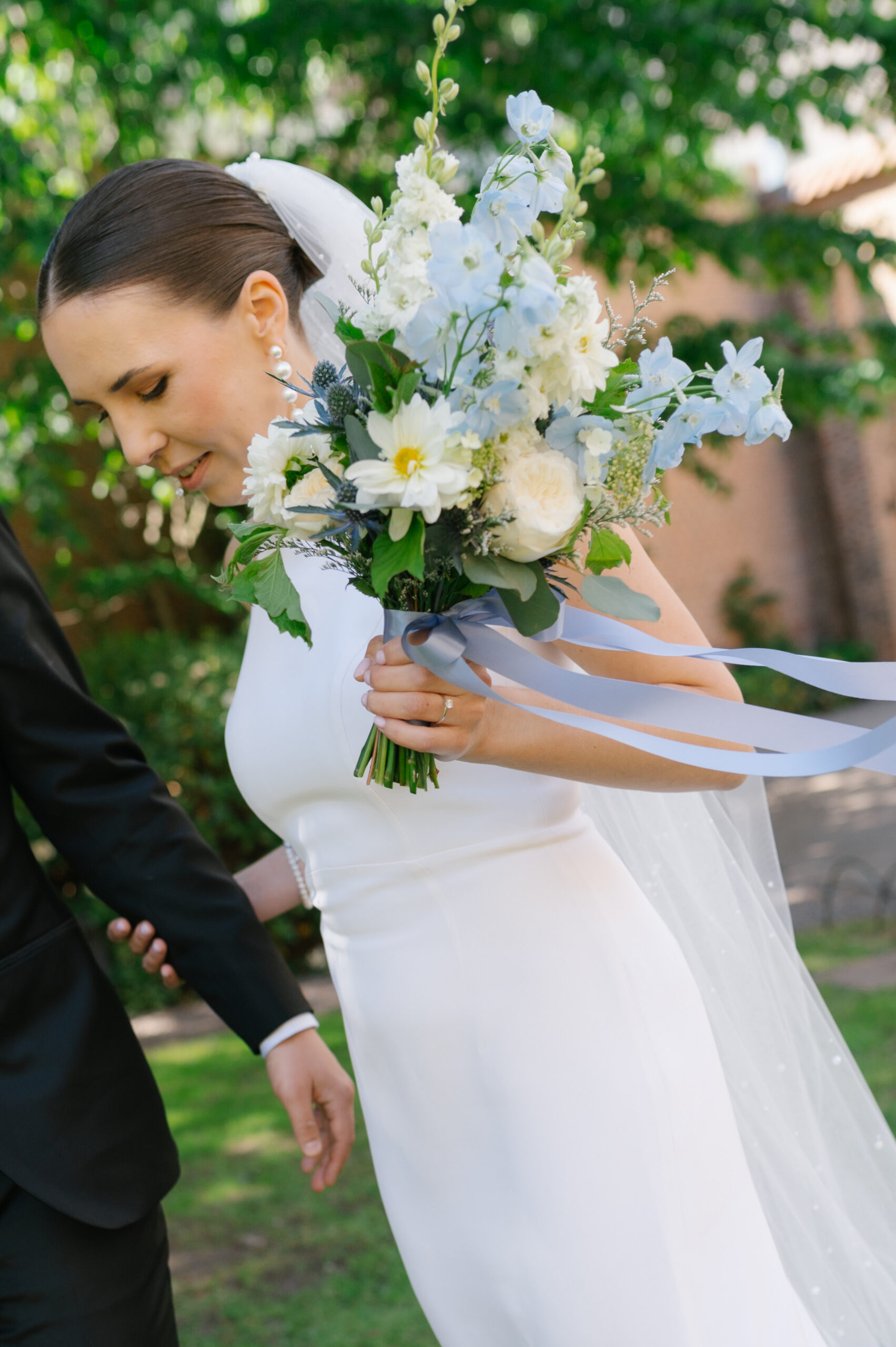 Custom made wedding dress handmade by Ines Beels - final work for the specialisation in haute couture