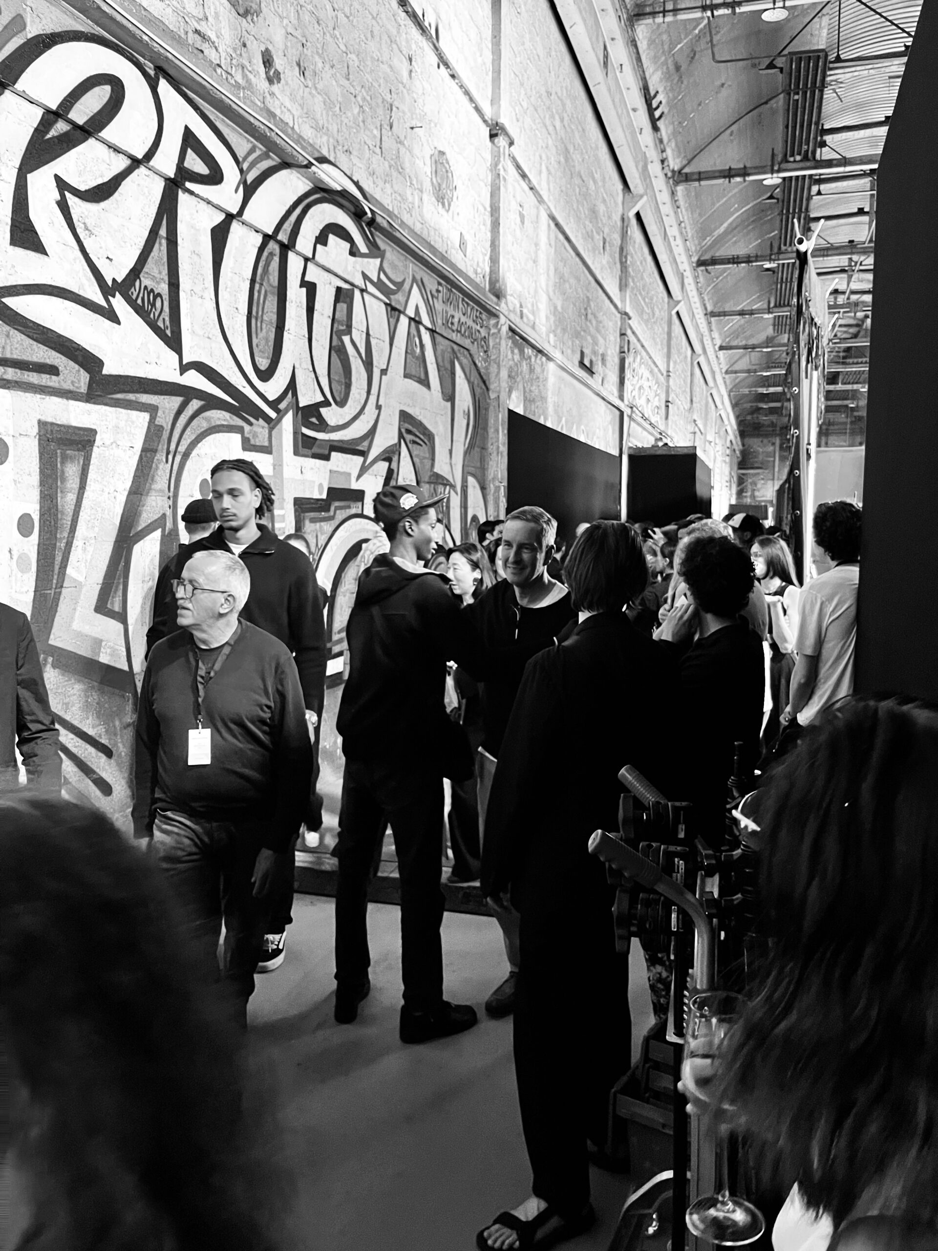 Backstage last show Dries Van Noten