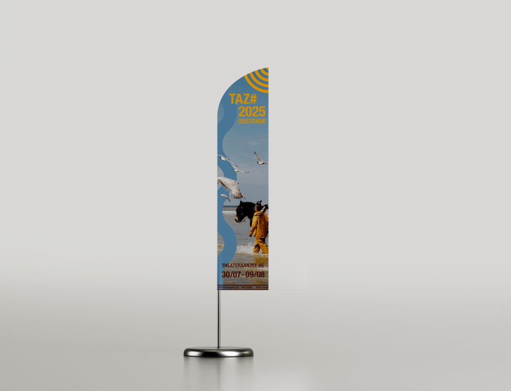 Vlag publication branding festival theater aan zee
