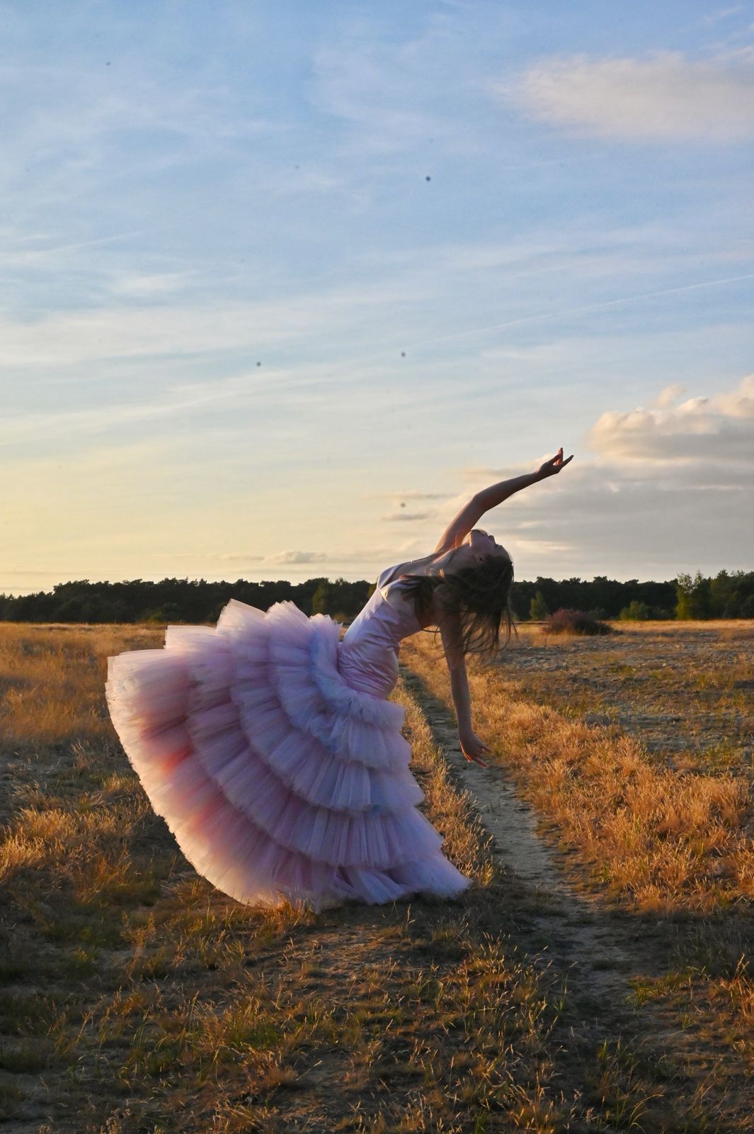 Handmade ballerina dress by Ines Beels