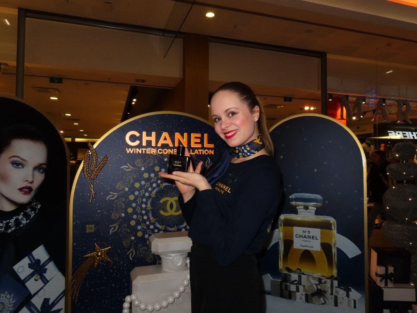 Charmies Agency Ines working for Chanel holidays